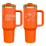20 Pack USA Warehouse 40oz Pumpkin Spice Autumn Color Copper Plated Tumbler for Laser Engrvaing