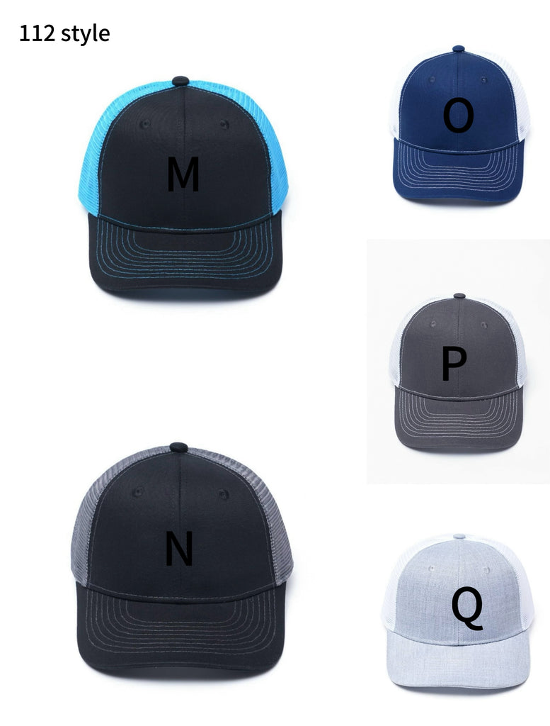 Unisex 112 Trucker Adjustable Snapback Baseball Cap Split One Size Fits Most-CNDM