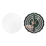 Newly Design 3 Inch Wind Chimes Custom Metal Wind Spinner Blanks Sublimation DIY
