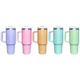 25 Pack China Warehouse 40oz Matte & Glossy H2.0 sublimation Stanley dupes travel tumblers _CNDM