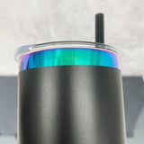 25 Pack China Warehouse 20oz Gold Underneath Christmas Color Skinny Straight Tumbler for Laser Engraving