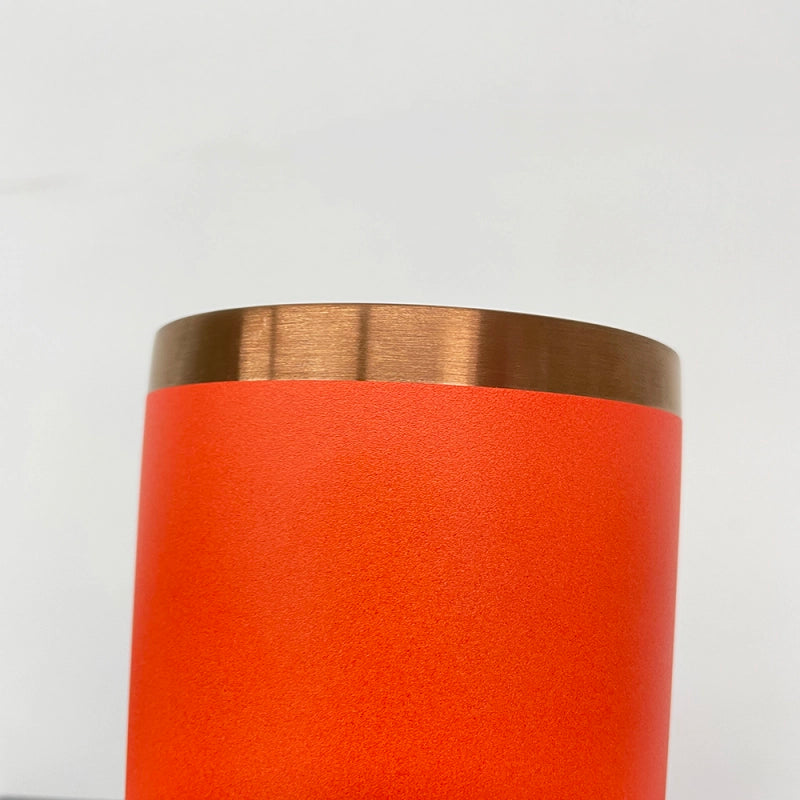 25 Pack China Warehouse Bright Colors 20oz Copper Powder Coat Coffee Yeti Stainless Steel Tumbler with Magnetic Lid for Laser Engraving