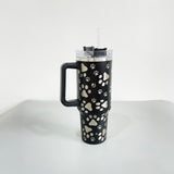 25 Pack China Warehouse China ship 40oz cat paw print stainless steel tumblers