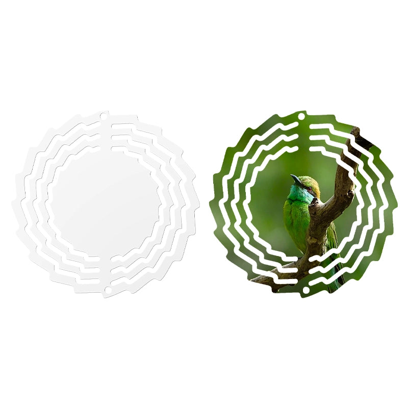 Newly Design 3 Inch Wind Chimes Custom Metal Wind Spinner Blanks Sublimation DIY