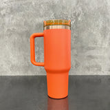 20 Pack USA Warehouse 40oz Pumpkin Spice Autumn Color Copper Plated Tumbler for Laser Engrvaing