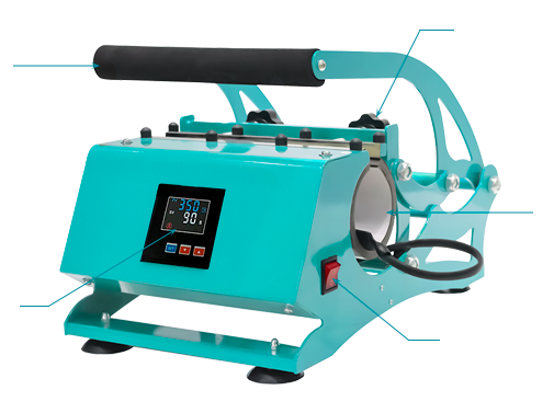 Hot press machine for 110z to 30oz blank sublimation tumblers--CNCC
