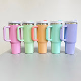 25 Pack China Warehouse 40oz Matte & Glossy H2.0 sublimation Stanley dupes travel tumblers _CNDM