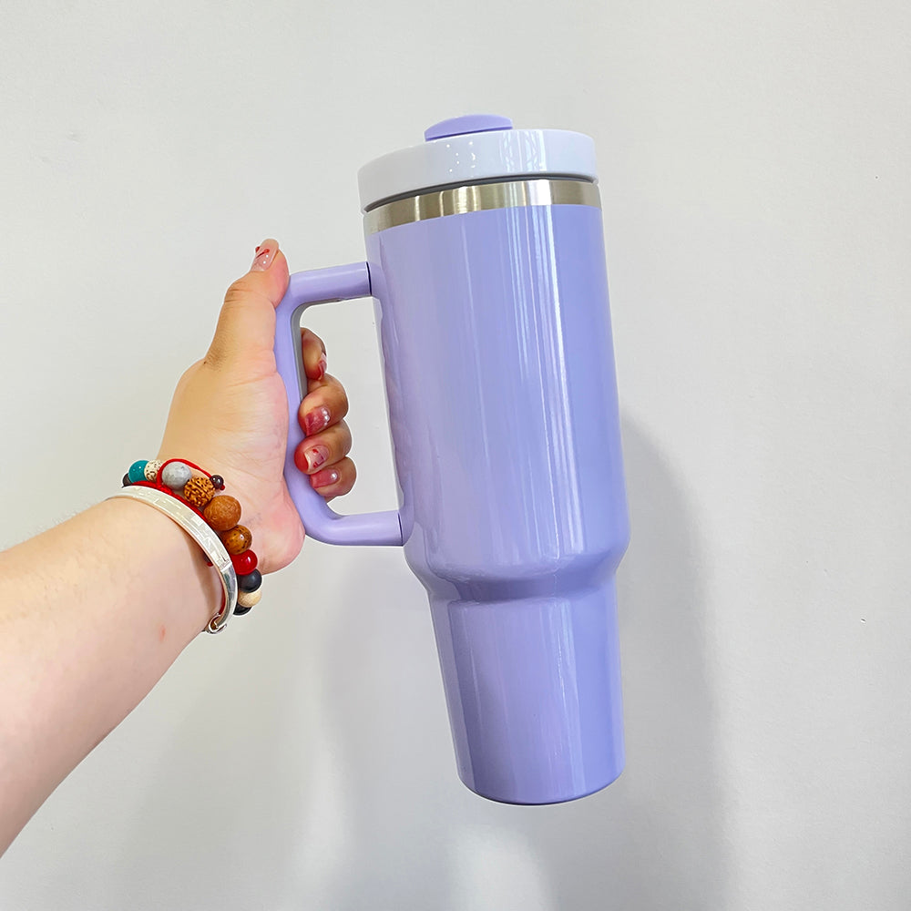 25 Pack China Warehouse 40oz Matte & Glossy H2.0 sublimation Stanley dupes travel tumblers _CNDM