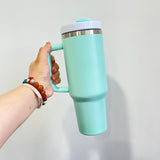 25 Pack China Warehouse 40oz Matte & Glossy H2.0 sublimation Stanley dupes travel tumblers _CNDM