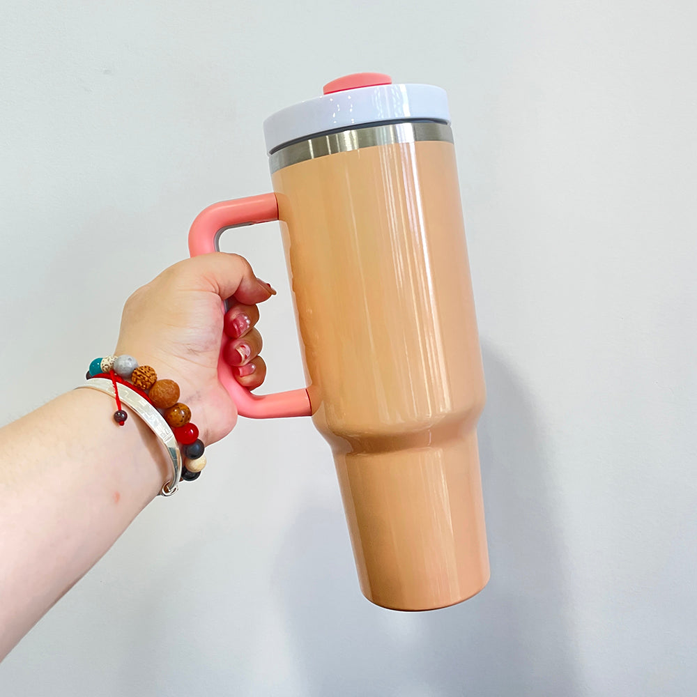 25 Pack China Warehouse 40oz Matte & Glossy H2.0 sublimation Stanley dupes travel tumblers _CNDM