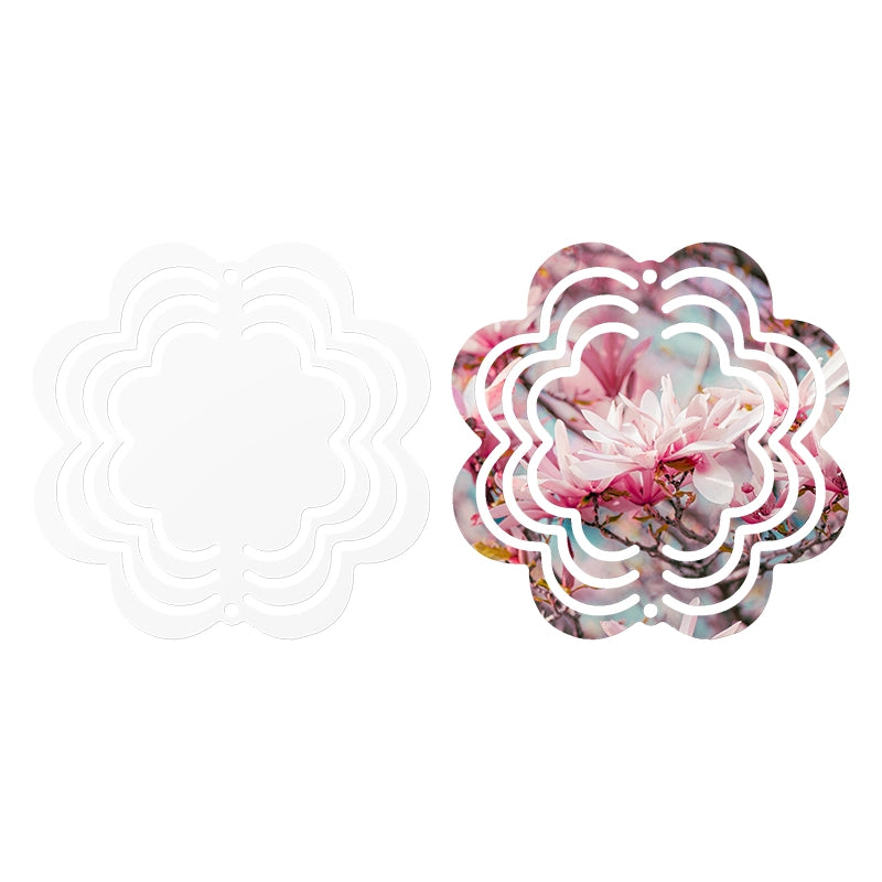 Newly Design 3 Inch Wind Chimes Custom Metal Wind Spinner Blanks Sublimation DIY