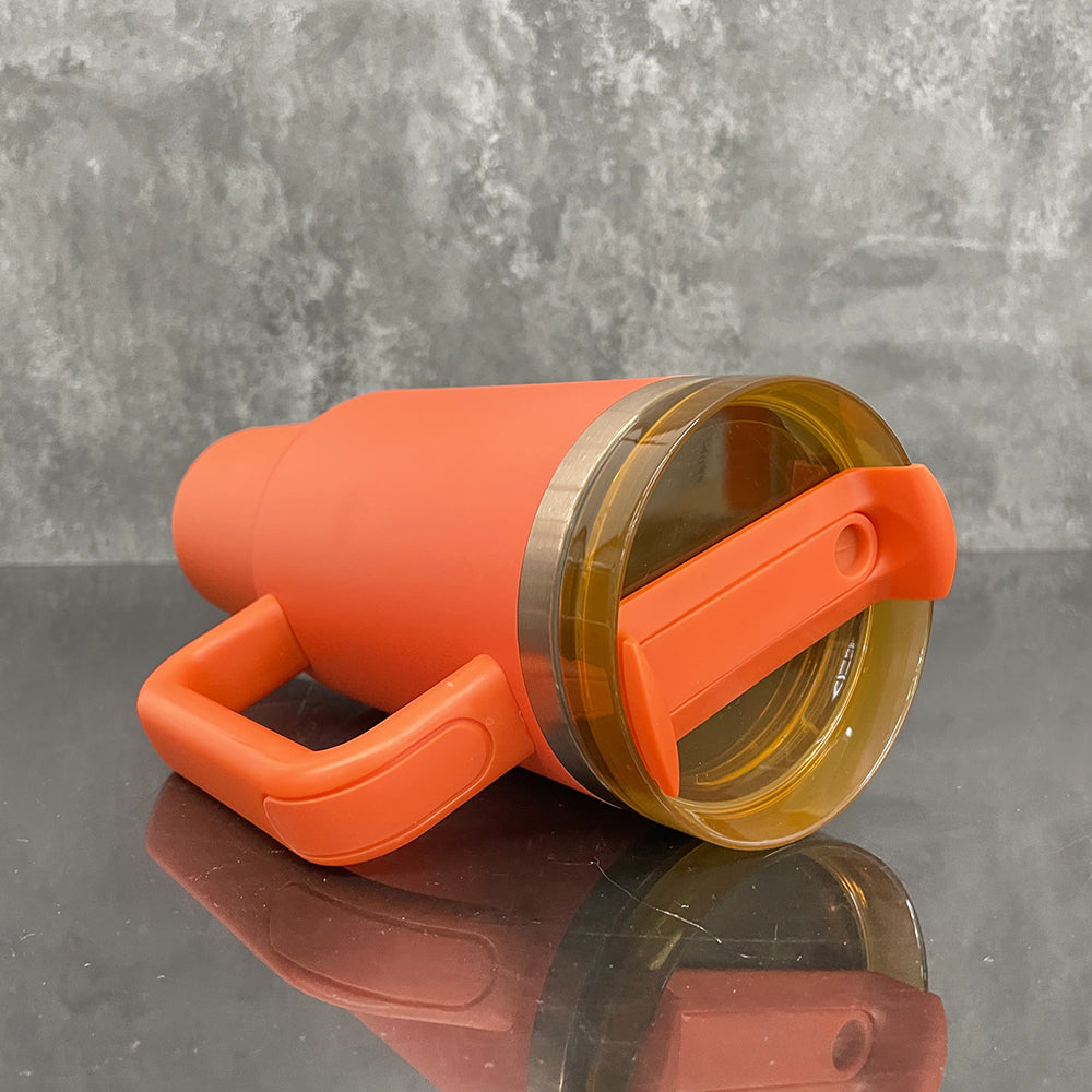 20 Pack USA Warehouse 40oz Pumpkin Spice Autumn Color Copper Plated Tumbler for Laser Engrvaing