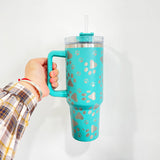 25 Pack China Warehouse China ship 40oz cat paw print stainless steel tumblers