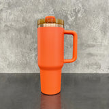 20 Pack USA Warehouse 40oz Pumpkin Spice Autumn Color Copper Plated Tumbler for Laser Engrvaing