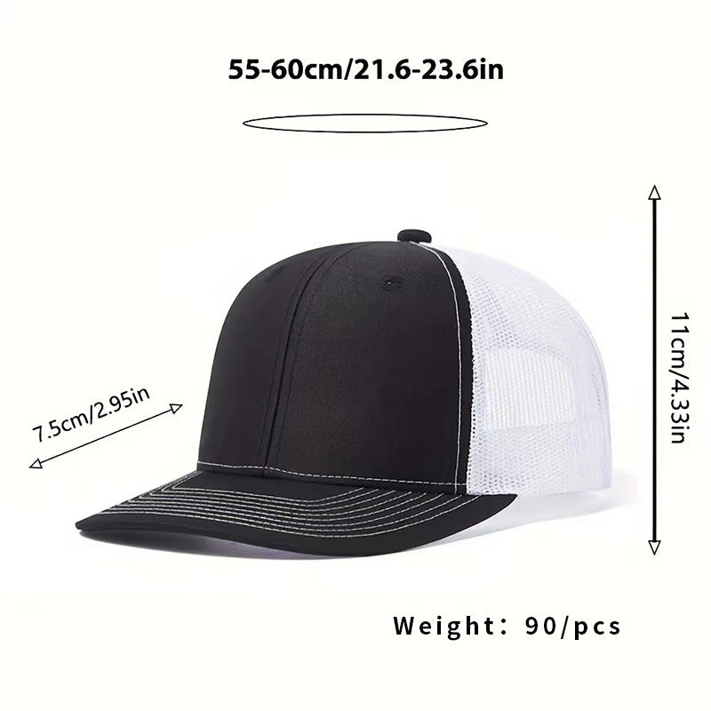 Unisex 112 Trucker Adjustable Snapback Baseball Cap Split One Size Fits Most-CNDM