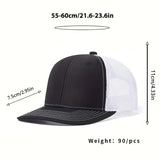 Unisex 112 Trucker Adjustable Snapback Baseball Cap Split One Size Fits Most-CNDM
