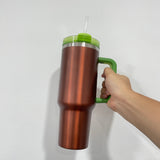 25 Pack USA Warehouse 40oz Watermelon Moonshine Cup H2.0 Matte Sublimation Style Lainey Wilson Qunecher Tumblers --USCC