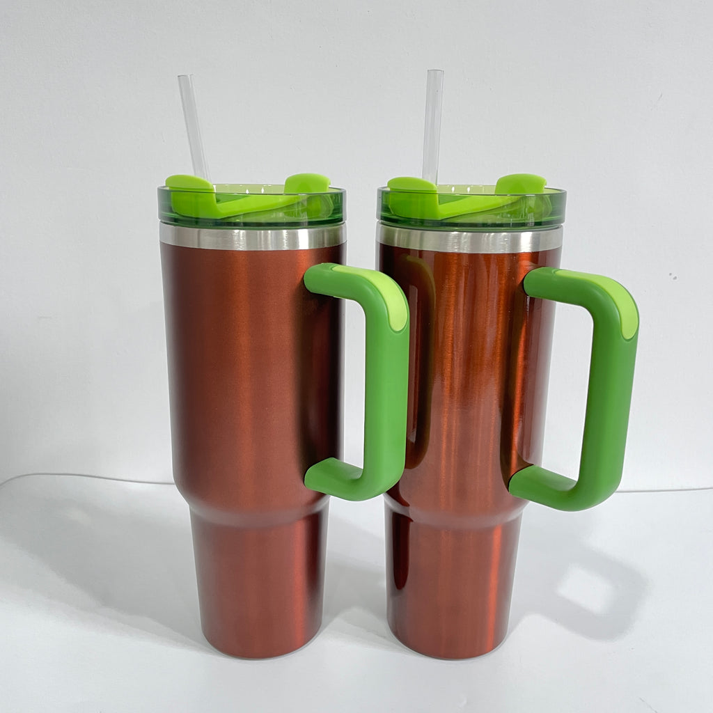 25 Pack USA Warehouse 40oz Watermelon Moonshine Cup H2.0 Matte Sublimation Style Lainey Wilson Qunecher Tumblers --USCC