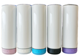 Sublimation Matt Macaron Color 20oz Straight Skinny Music Player Blustooth Speaker Tumblers-USCC