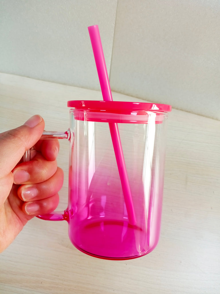 Multiple options available 17oz blank sublimation glass mugs for DIY-USCC