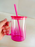 Multiple options available 17oz blank sublimation glass mugs for DIY-USCC