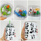 25 Pack China Warehouse 10oz/20oz/22oz Blank Sublimation tumbler with Designable Demo Lids and Slide lids