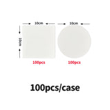 200 Pack China warehouse Wholesale Sublimation Blanks MDF Coaster For Drink Coffee 10cm*10cm Square Shape 10cm Diameter Round Shape Sold By Case