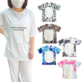 32 Pack China warehouse Mixed Size S-5xI Colored Diy Blank Sublimation White Bleached Shirts