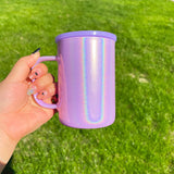 17oz shimmer glass mugs for sublimation & uv dtf vinyl--USDM