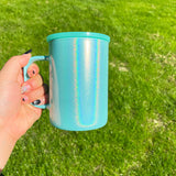 17oz shimmer glass mugs for sublimation & uv dtf vinyl--USDM