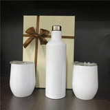 12 Sets China Warehouse Christmas Gifts Wine Tumbler And Bottle Gifts Set With Box