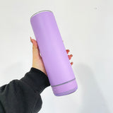 matt colored macaron blank sublimation Smart Music Player 20oz skinny straight speaker music tumbler--USCC