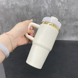 25 Pack USA Warehouse Macaroon powder coated 14oz Gold Plated baby tumbler for laser engraving