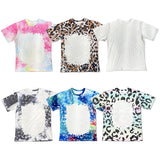 32 Pack China warehouse Mixed Size S-5xI Colored Diy Blank Sublimation White Bleached Shirts