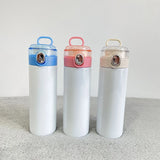 50 Pack China Warehouse 14oz Sublimation Blanks White Flip Lid Tumbler Water Bottle Sold By Case