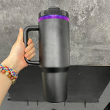 20 Pack USA Warehouse H2.0 40oz Purple Underneath Powder Coated Quencher Tumblers