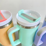 G127 USA Pre Sale 40oz Matte Macaron Color H2.0 Sublimation Travel Tumblers for DIY Printing _USCC