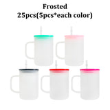 25 Pack China Warehouse Multiple options available 17oz blank sublimation glass mugs for DIY Printing-CNCC