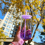 16oz ombre jelly glass can for sublimation and uv dtf wraps--USDM