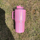 25 Pack USA Warehouse Newest Style Sublimation 20oz Kids Sparkly Shimmer Stanley Tumbler with Handle-USDM