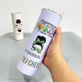 25 Pack China Warehouse Matte Maracon Sublimation 10oz 20oz Coffee Travel Mugs Tumblers With Colorful Striped Plastic Straw