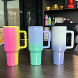 20 Pack China Warehouse H3.0 40oz Ombre Shimmer Tumbler For Sublimation