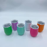 50 Pack China Warehouse 3oz 5oz 7oz Blank Sublimation Wine Tumblers Double Wall Stainless Steel Mini Cute Cups-CNDM