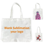 50 Pack China warehouse Large Size 20.linch*16.2inch*3.5inch Bottom White Blank Sublimation Tote Bags Shipping Bags With Bottom