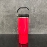 20 Pack China Warehouse Neon Colors 30oz Fip Straw Water Bottles Blank Sublimation Kids Tumblers