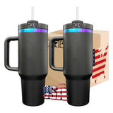 20 Pack USA Warehouse H2.0 40oz Chroma Purple-blue Plated Quencher Tumbler For Laser Engraving