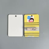 China warehouse Sublimation Blank White Wood Mdf Hard Board Money Card Holders