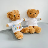 50 Pack China Warehouse Lovely teddy bears with removable blank sublimation t-shirts-CNCC