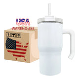 25 Pack USA Warehouse Blank Sublimation White 20oz Kids Students Tumbler-USDM