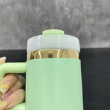 25 Pack USA Warehouse Macaroon powder coated 14oz Gold Plated baby tumbler for laser engraving